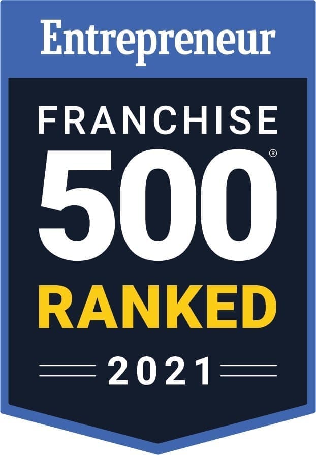 Entrepreneur Franchise 500 Ranked 2021 badge icon